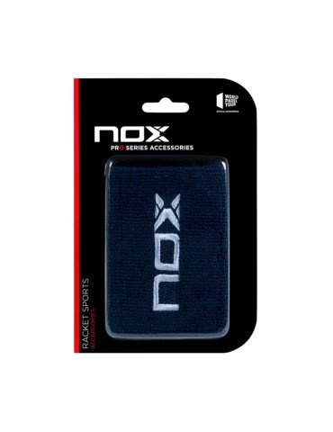 MUÑEQUERA NOX BLANCO/ AZUL MARINO (2 UNIDADES) - 2