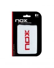 MUÑEQUERA NOX BLANCO/ ROJO (2 UNIDADES) - 1