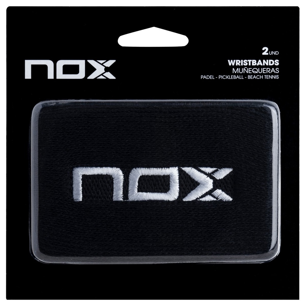 MUÑEQUERA NOX BLANCO/ ROJO (2 UNIDADES) - 3