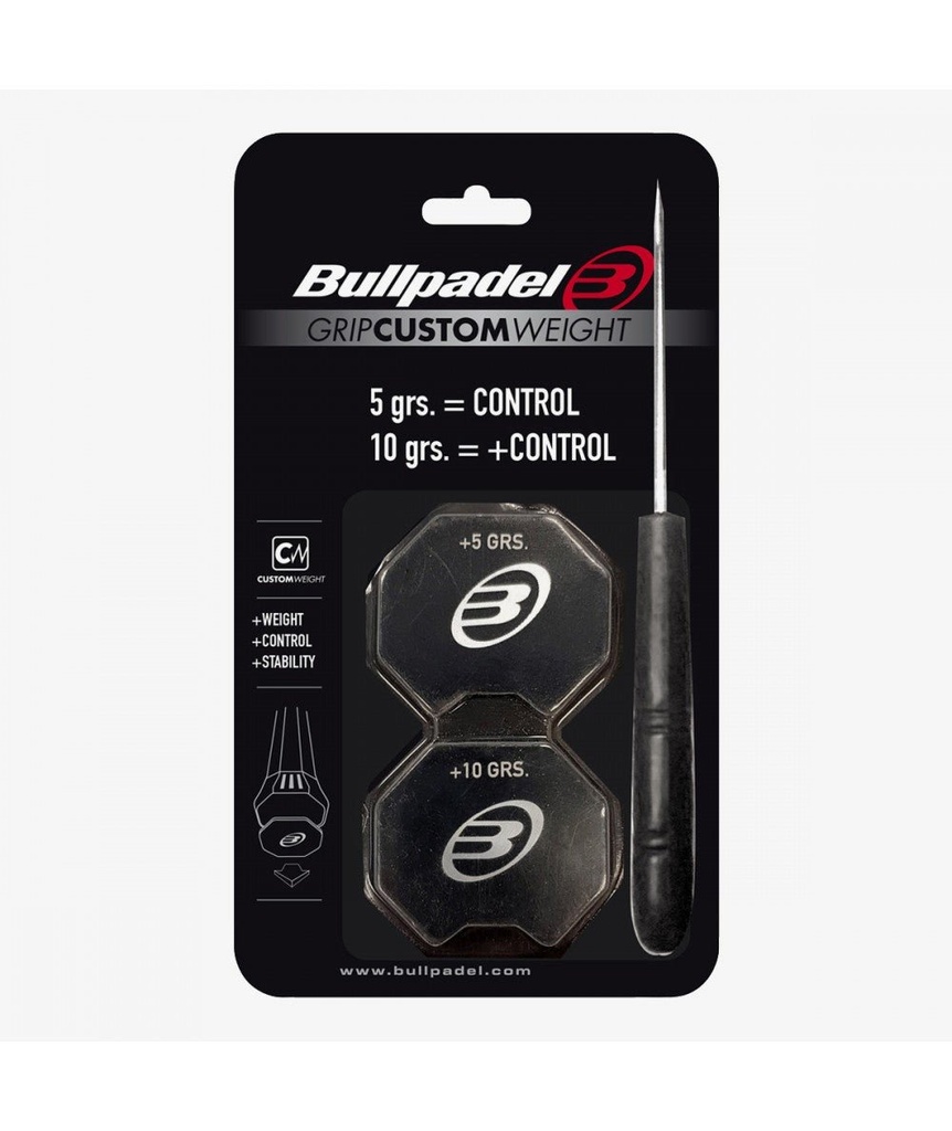 GRIP BULLPADEL CUSTOM WEIGHT 5/10 GR. - 3