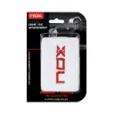 MUÑEQUERA NOX BLANCO/ ROJO (2 UNIDADES)
